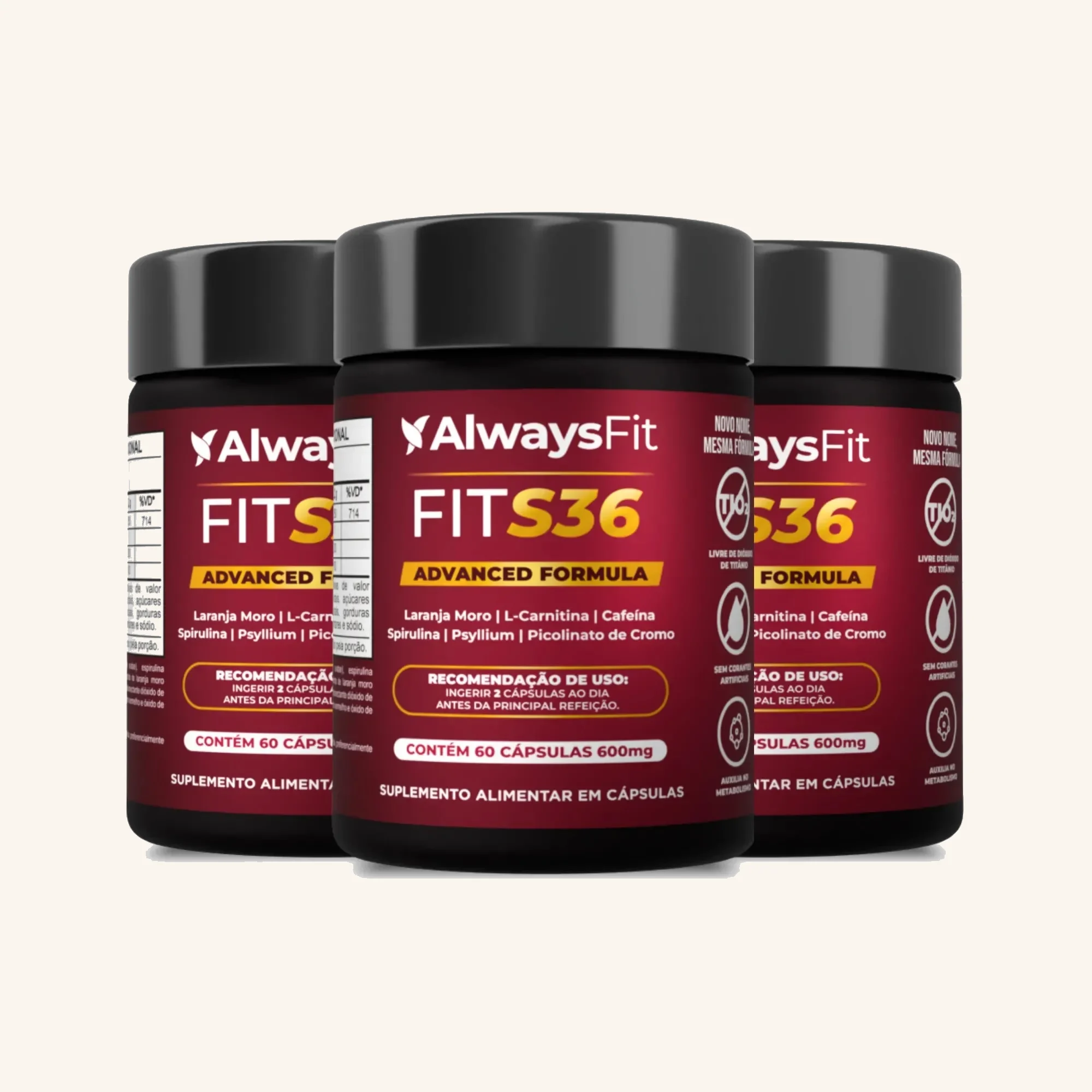 FitS36 3 frascos